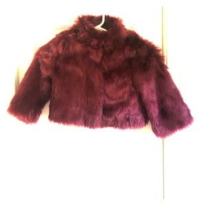 Janie and Jack Faux Fur Jacket size 5/6